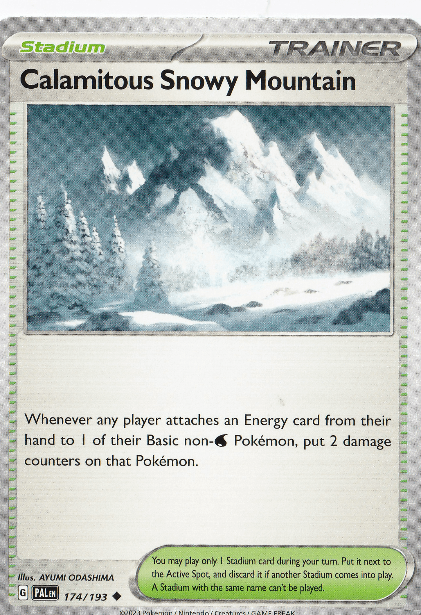 Calamitous Snowy Mountain